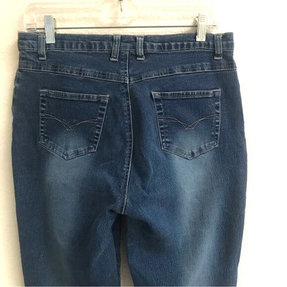 Too Hot lace up flare boho western hippie style denim jeans 10 - Picture 2 of 6